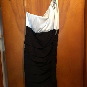 Mini one shoulder dress